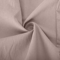 Muške radne košulje Ležerne prilike nalog s dugim rukavima Gumb Cardigan Jakna Pamučna posteljina Lagana