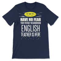 Superherojska Majica Učitelja Engleskog Jezika - Nema Straha