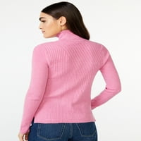 Besplatan montažni ženski džemper sa dijagonalnim šavovima