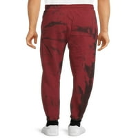 No Boundaries muške Tie-Dye flis Jogger pantalone, veličine XS-5XL
