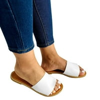 Eczipvz ženske sandale klinove sandale za žene rhinestone elastične gležnjače na platform sandalama T-remen