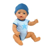 Born interaktivni dječački lutka - plave oči poklon igračka za djevojke starosne dobi 5+