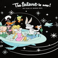 Djevojke Warner Brosa Omotaju Se Oko Bugs Bunny Jetsons Visoke Niske Majice, Veličine 4-16