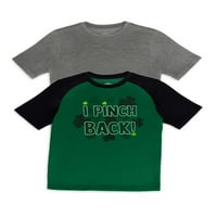 St. Patrick Dan dječak grafički & čvrsta Kratak rukav T-shirt, Pk