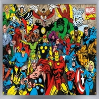 Marvel Comics - Retro Lineup zidni poster sa push igle, 14.725 22.375