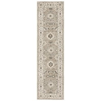 Karrie Tradicionalni orijentalni ručni tepih, Bež Ivory 4, 2 '8'
