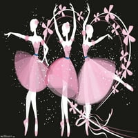 Dancing balerinas zidni poster, 14.725 22.375