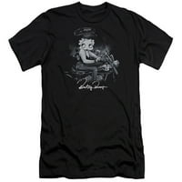 Betty Boop - Storm Rider-Premium Slim Fit Shirt Shirt-Small