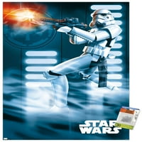 Star Wars: nova nada - Stormtrooper zidni poster s pushpinsom, 22.375 34