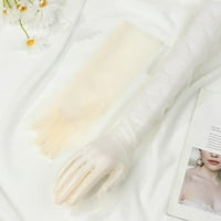 Par vintage ultra tanking večernji maturalni ukras dugih rukava za zupčevine vjenčane rukavice rukavice