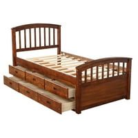 Krevet sa platformom dvostruke veličine, Aukfa krevet sa dvostrukom platformom, krevet od punog drveta