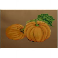 Jednostavno daisy 3' 5 ' pumpkin patch holiday print zatvoreni ćilim