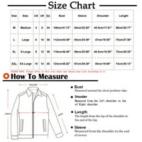 Zunfeo jakna za muškarce Cleariance- Sequin Slim Fit Turtleneck Zip-up Bomber jakna s dugim rukavima Trendy Solid Party Jacket Silver XL
