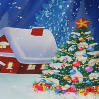 Capreze Christmas Midi haljine Elk tiskana Xmas haljina za žene kaftan santa claus Print Holiday JY XL