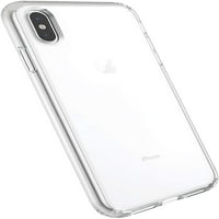 Onn Clear futrola za telefon za iPhone i Xs, transparentni TPU materijal, tanka futrola za zaštitu telefona