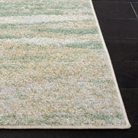 Adirondack Rudyard apstraktni tepih za trkač, Ivory Gold, 2'6 8 '