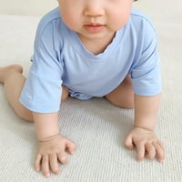 Archer Baby pidžama jednobojna koža pogodna za disanje dojenčad kratki rukav za ljeto