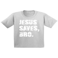 Awkward Styles Isus Saves Bro Infant Shirt Isus Shirt za djecu Christian T Shirt za dječake majice za