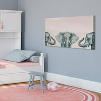 Marmont Hill Elephant Poses II Canvas Wall Art