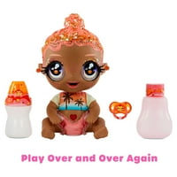 GLITTER BABYZ Solana Sunburst Baby Doll W Promjene boje, poklon igračka za djevojčice starosne dobi 5+