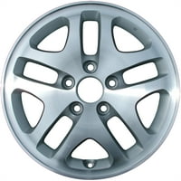 6. Zatvoreno oem aluminijumski aluminijski kotač, srednje sjajno srebro, uklapa se 2001- Honda Accord