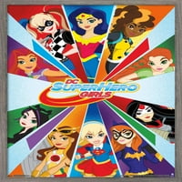 Comics TV - DC superherojske djevojke - zidni plakat kolaža, 22.375 34
