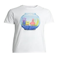 Spongebob Squarepants Fishbowl Muška grafička majica