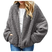 Traper jakna za žene Ljetna jakna Ženski kaput ubode tri džepa Slatka pulover s kapuljačom Dukseljev zglobovi