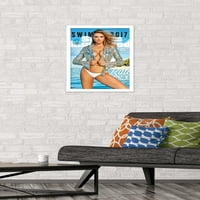 Sports Illustrated: Kupaći Kostim Izdanje-Kate Upton Cover Wall Poster, 14.725 22.375 Framed