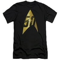 Star Trek - 50. godišnjica Delta-Slim Fit košulja sa kratkim rukavima - velika