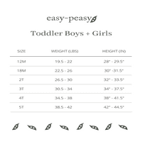 easy-peasy majice sa dugim rukavima za dječake i dječake, 2 pakovanja, veličine 12M-5T