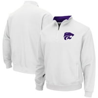 Muški kolosseum bijeli Kansas Wildcats Tortugas logo Četverokutni jakni