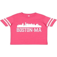 Inktastic Boston Massachusetts Skyline City Silhouette poklon za dječaka ili djevojčicu