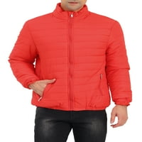 Jedinstvena ponuda Muška jakna za puffer Zimski topli puni zip postolje za okrivljene kapute