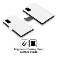 Dizajn kućišta za glavu zvanično licencirani Peanuts Oriental Snoopy Sleepy Leather Book Wallet Case Cover kompatibilan sa Samsung Galaxy S S 5G