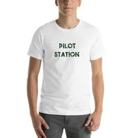 Camo pilot stanica s kratkim rukavom pamučna majica s nedefiniranim poklonima