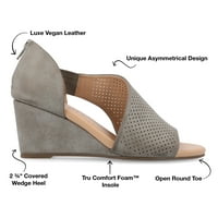 Kolekcija Journee Ženske Aretha Tru Comfort Foam Sandale Sa Patentnim Zatvaračem Sa Patentnim Zatvaračem