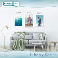 Ikona Bay White Sturdy Composite Frames, Pack, Liberty Collection