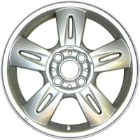 5. Obnovljeni OEM aluminijumski aluminijumski točak, sve obojeno srebro, odgovara 2004-Mini Cooper Hatchback