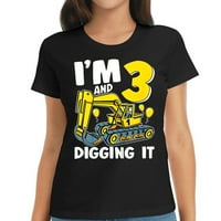 'M and kopanje it godina 3rd rođendan Bager T-Shirt
