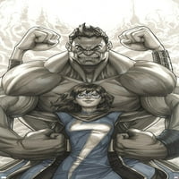 Marvel Comics - gospođa Marvel i Hulk - Champions # zidni poster, 22.375 34