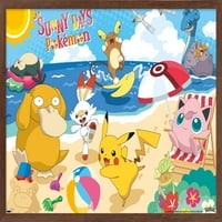 Pokémon - zidni poster za zabavu na plaži, 14.725 22.375