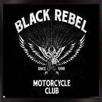 Crni pobunjenički motociklistički klub - Orao zidni poster, 22.375 34