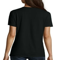 Hanes ženska grafička majica kratkih rukava s kratkim rukavima