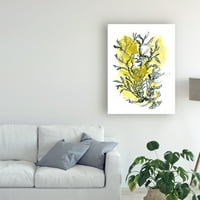 Zaštitni znak likovne umjetnosti' Citron Sea Kelp II ' platnena Umjetnost do juna Erica Vess