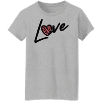 Grafička Amerika dan zaljubljenih Holiday Pink Love Ženska kolekcija grafičkih majica
